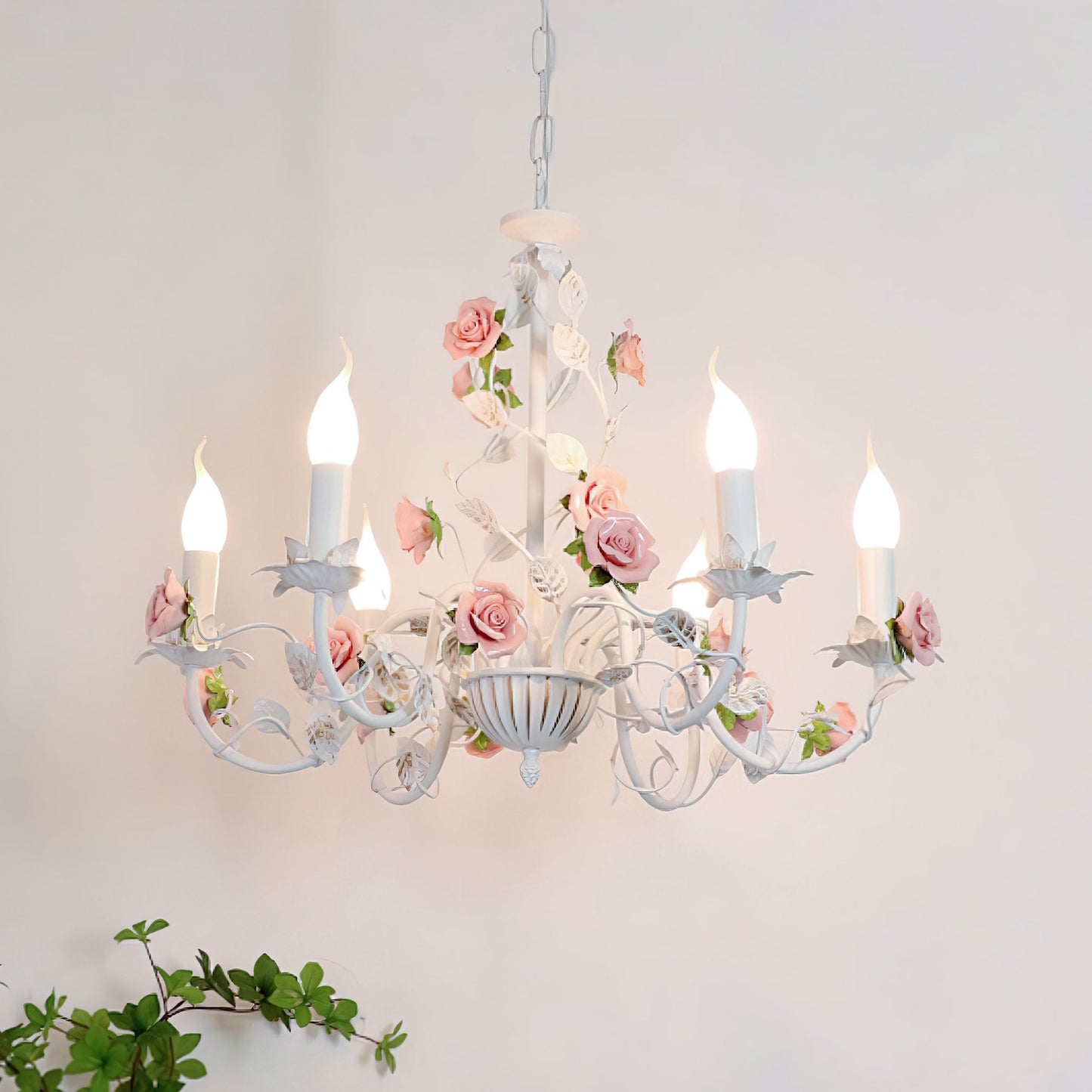 Beauty | Rose Flowers Chandelier