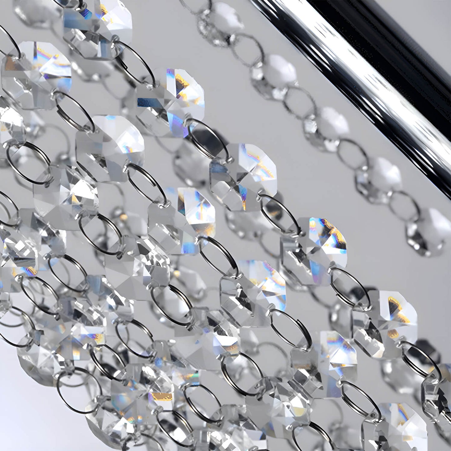 Jiju | Modern Crystal White Floor Pendant Lamp