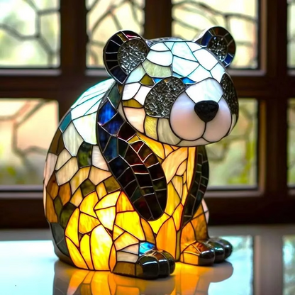 Tiffany-Style Stained Glass Animal & Fantasy Lamps